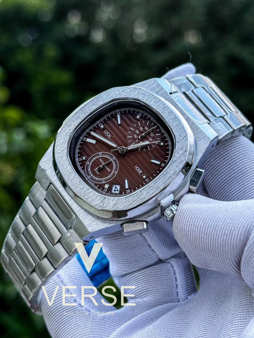 Patek Philippe Nautilus Chronograph Brown Dial AA