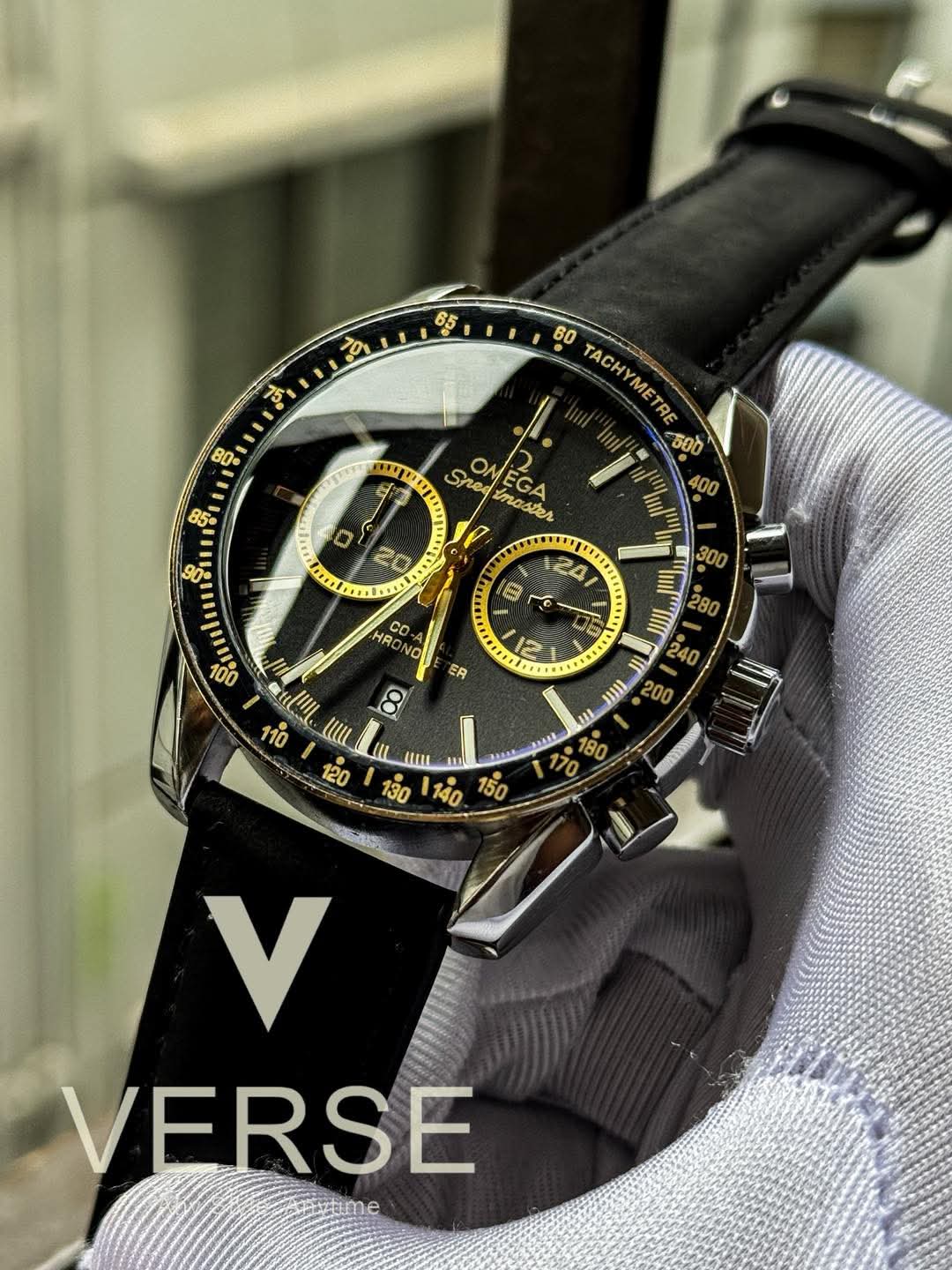 Omega Racing Master Black Belt Yellow Hand AA
