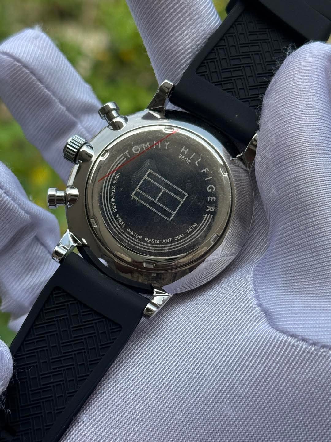 Tommy Hilfiger Chronograph Grey Belt Grey Dial AA