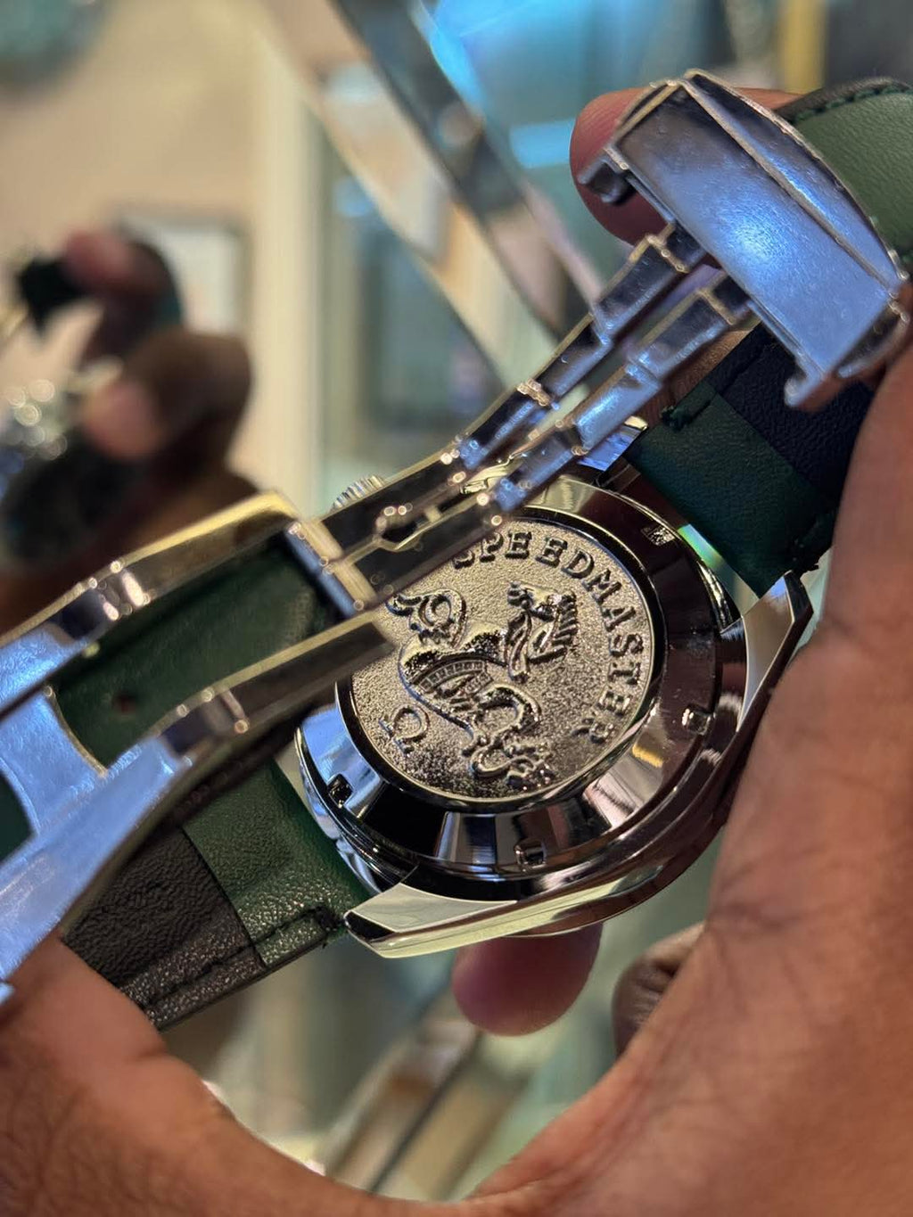 Omega Speedmaster 57 Green Belt Green Dial AA