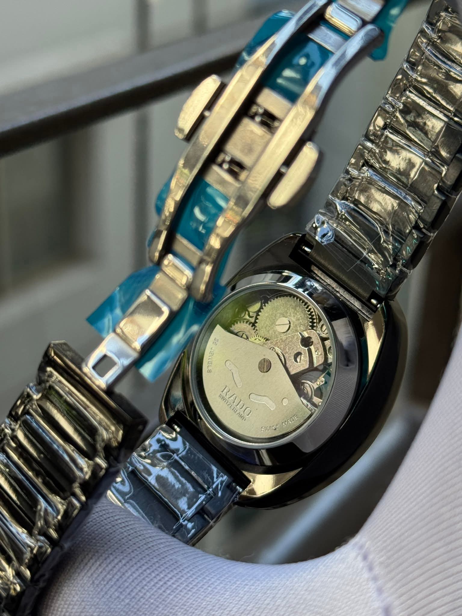 Rado DiaStar Automatic Silver Chain White Dial AA