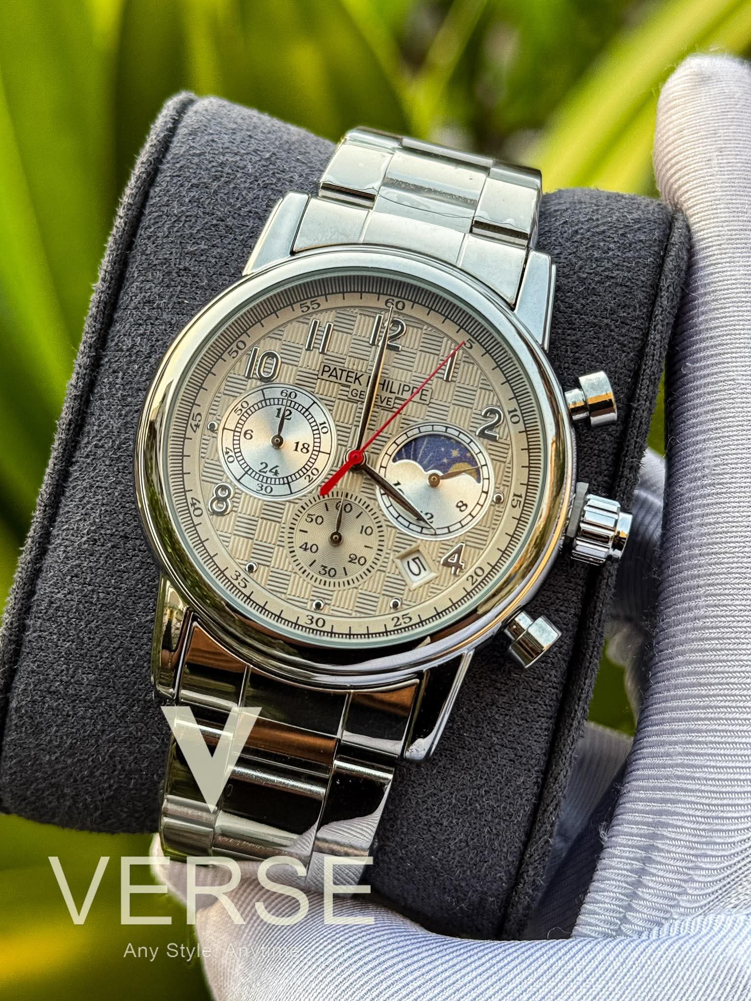 Patek Philippe Chronograph Chain  Grey Dial AA