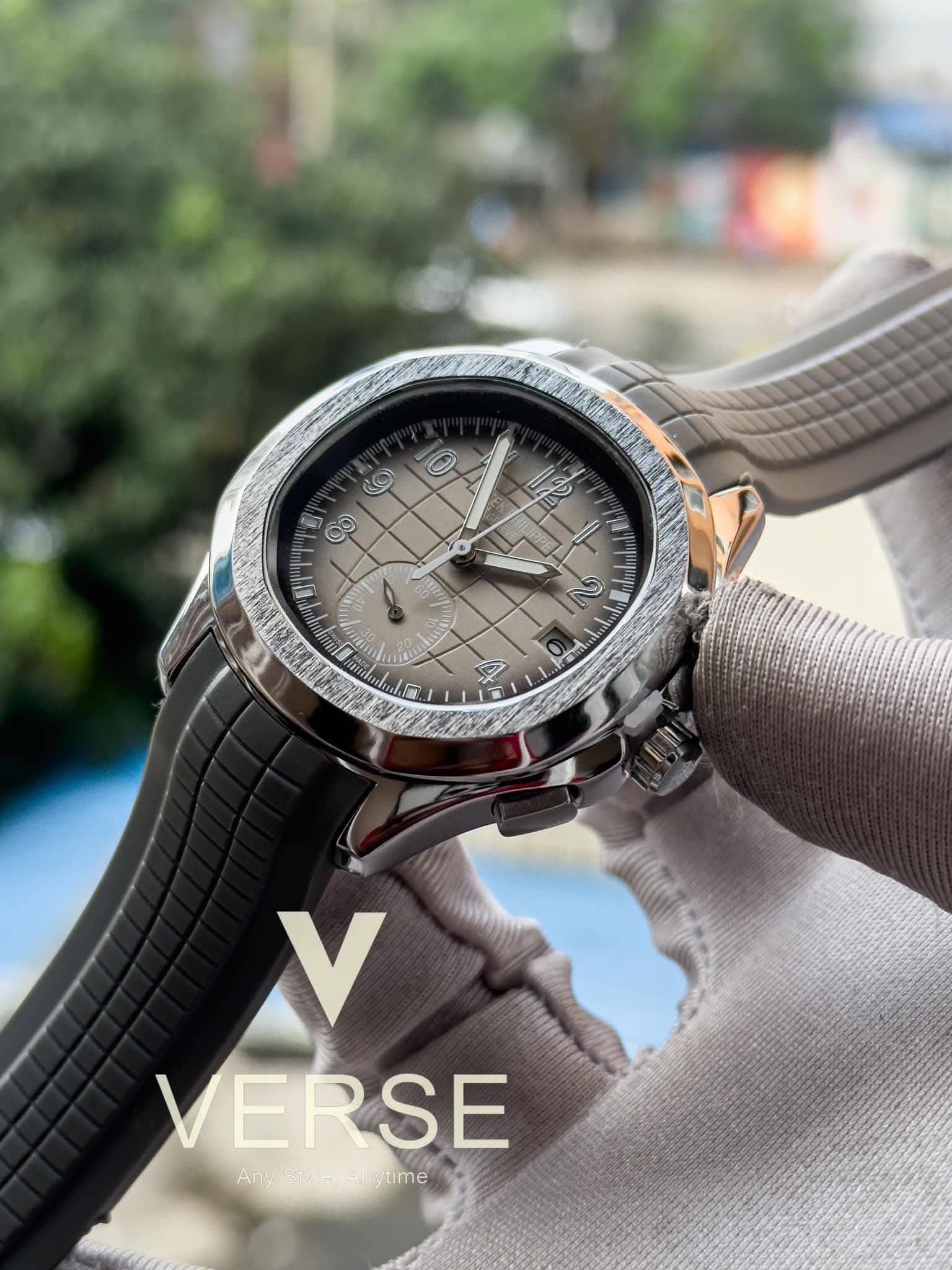 Patek Philippe AQUANAUT Grey Belt Grey Dial AA