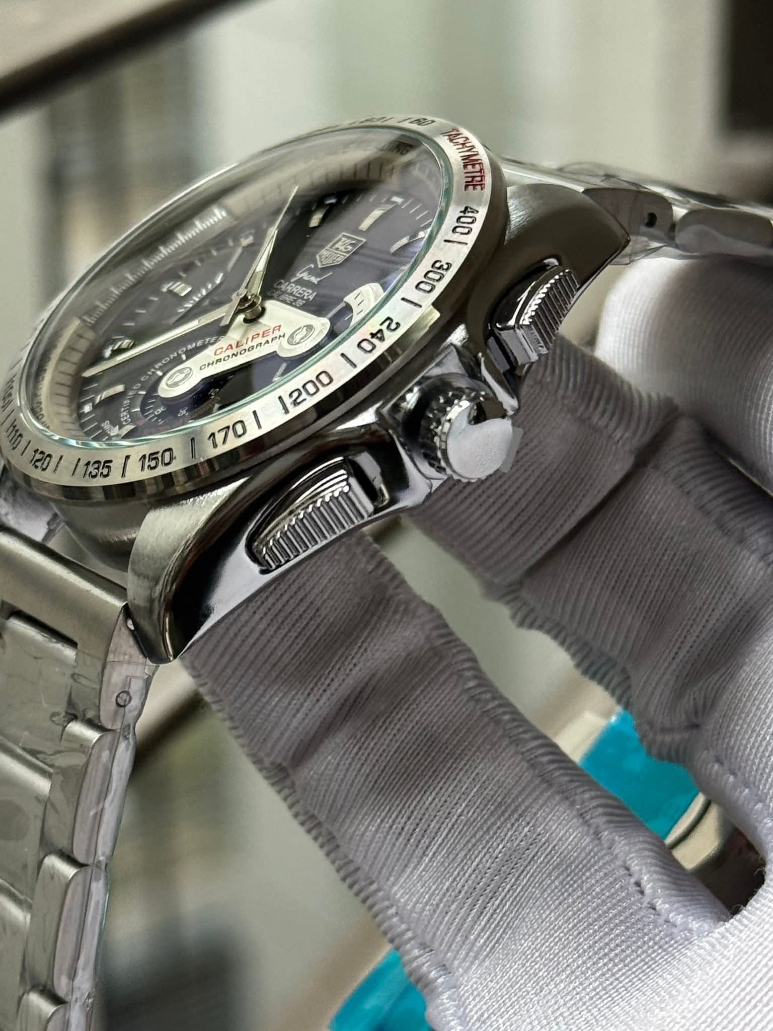 TAGHEUER Calibre 36 Black Chain Black Dial AA