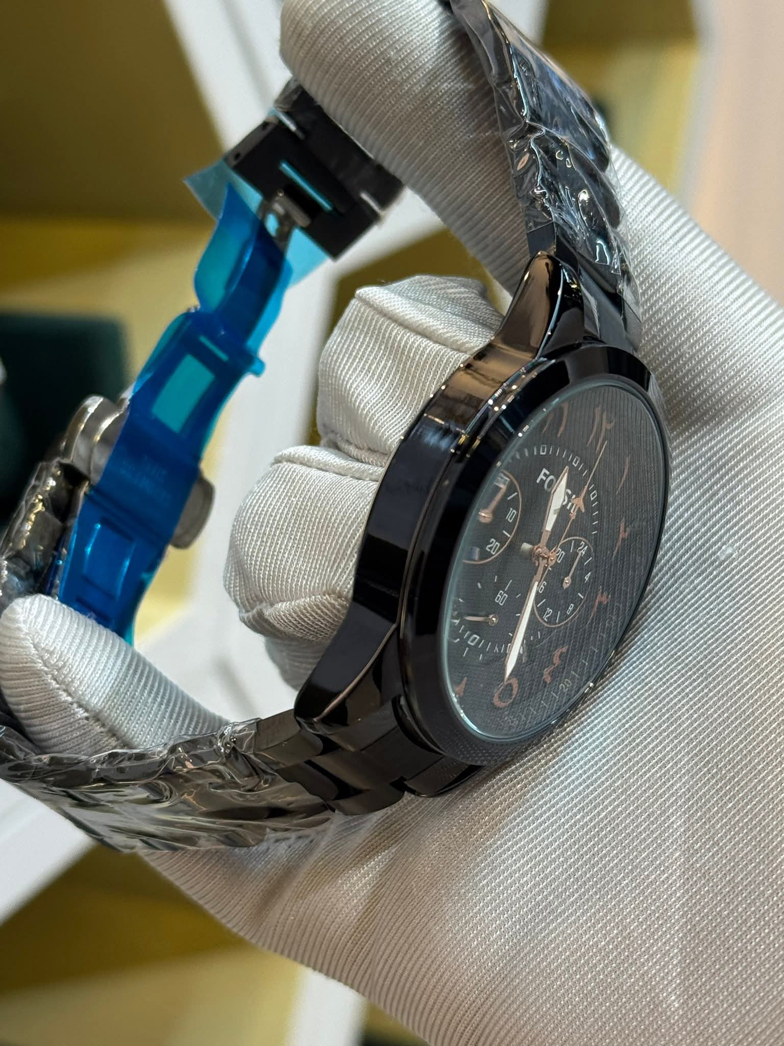 Fossil Grant Chronograph Arabic Black Chain AA