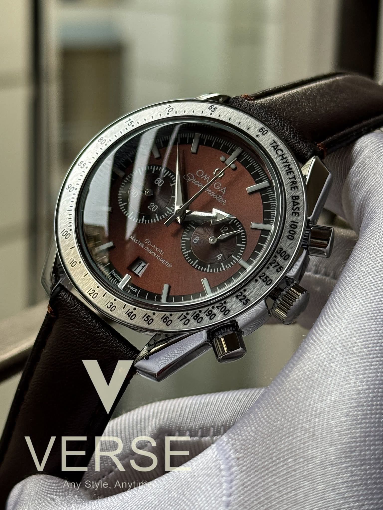 Omega Speedmaster 57 Brown Belt Brown Dial AA