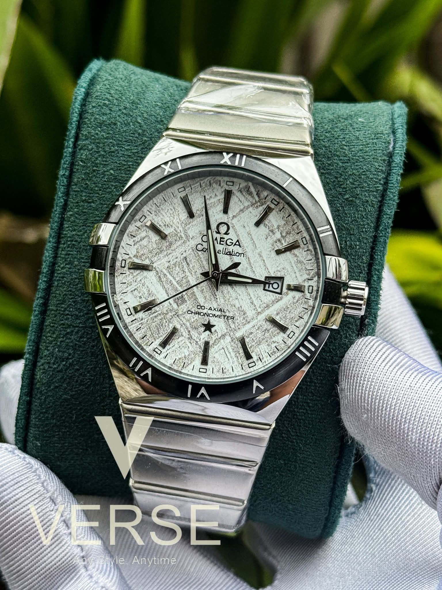 Omega Constellation White Meteoroit Dial AA