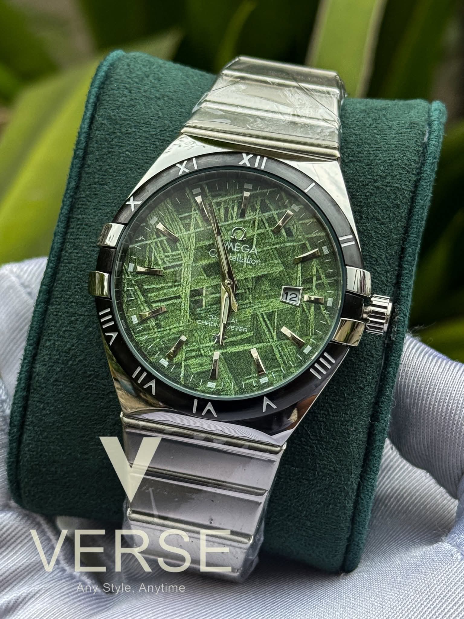 Omega Constellation Green Meteoroit Dial AA