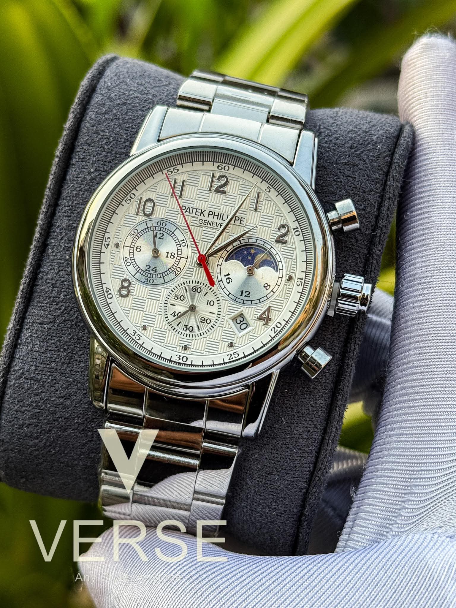 Patek Philippe Chronograph Chain White Dial AA