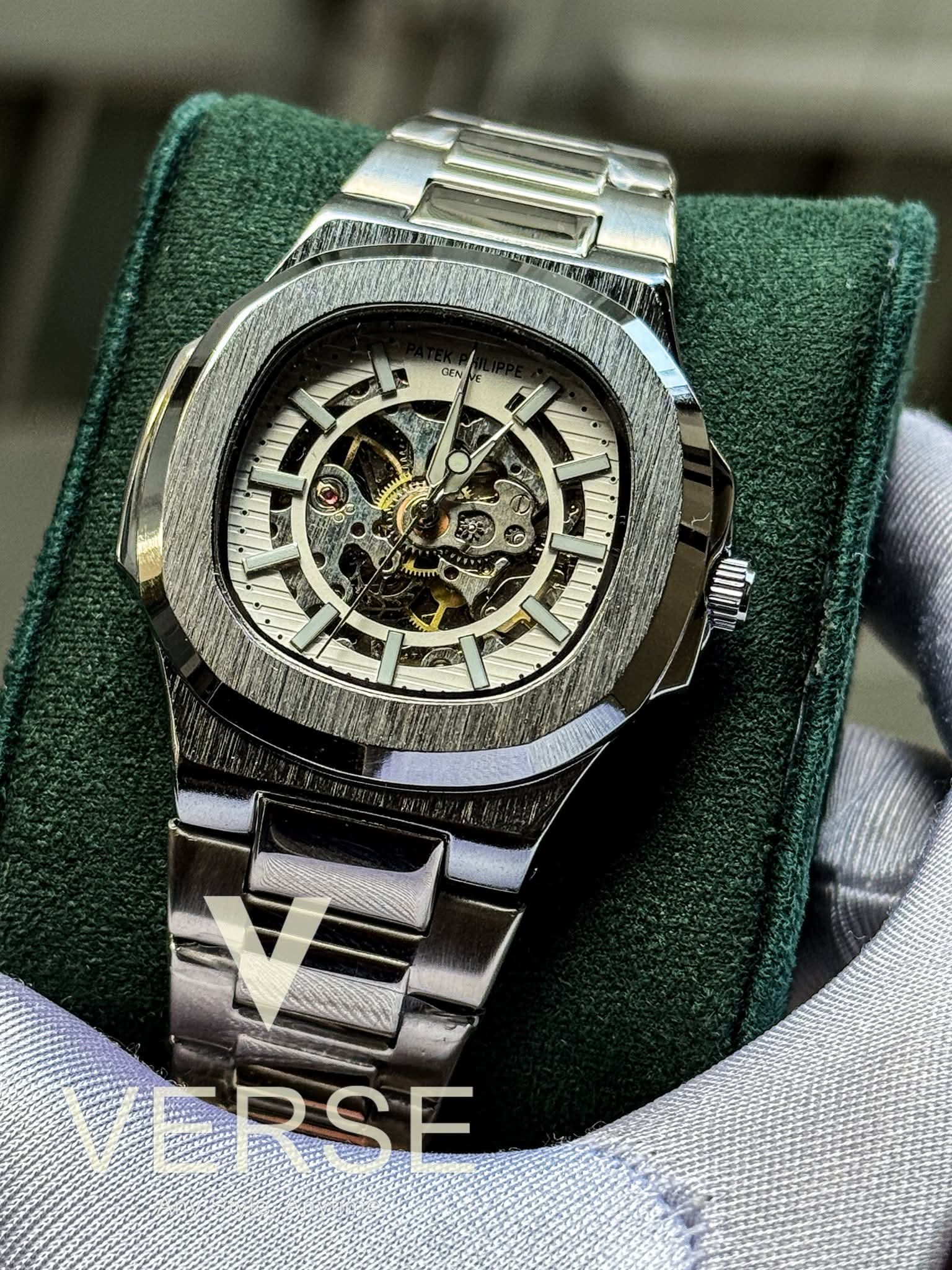 Patek Philippe Nautilus Automatic Skeleton White Dial AA