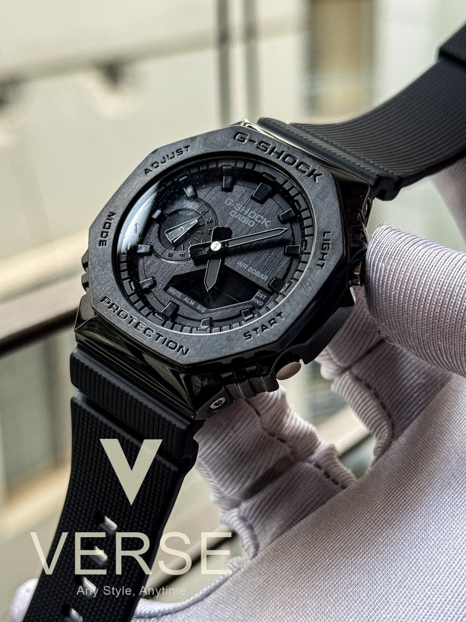 Casio G-Shock GM-2100-1A Full Black Triple A