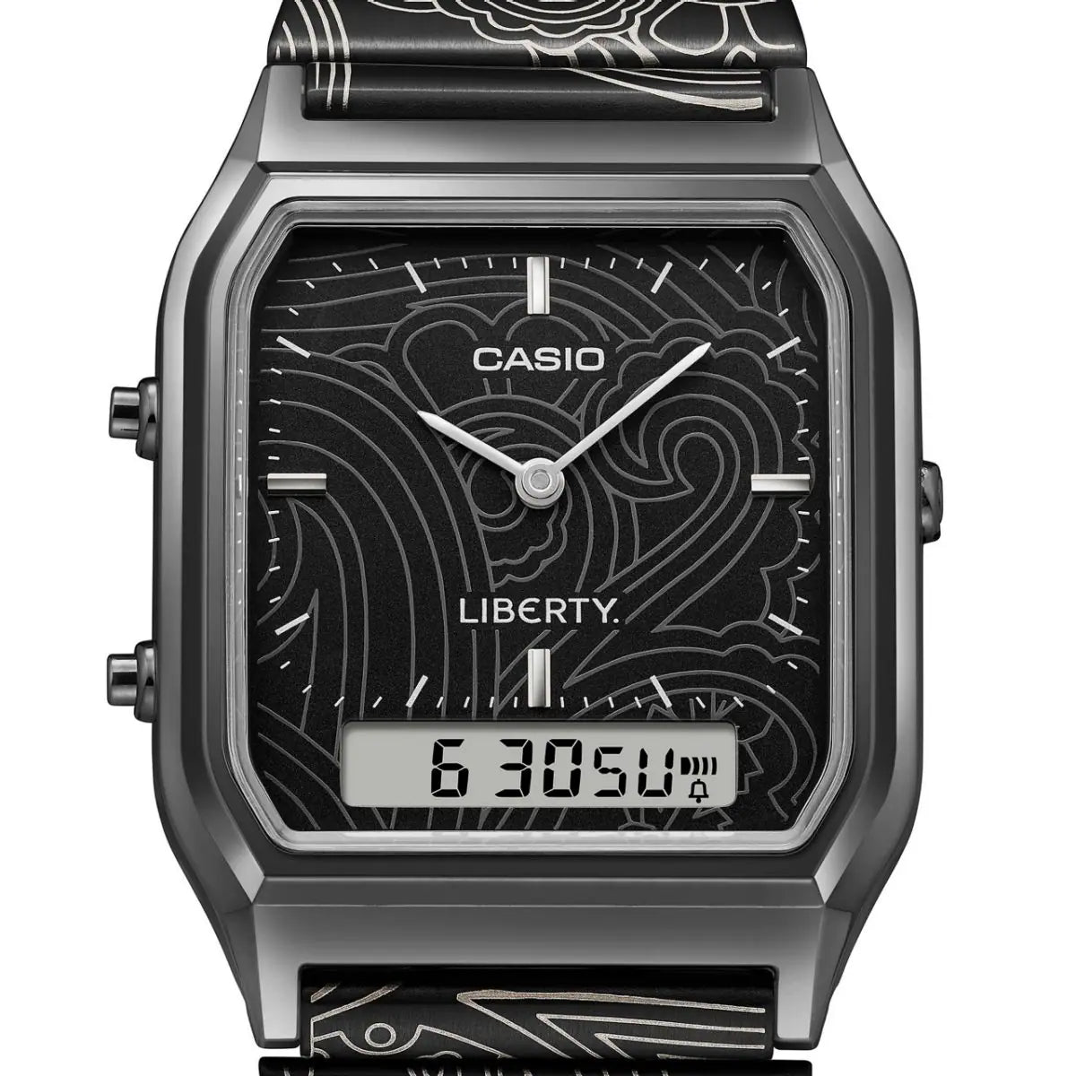 Casio Vintage AQ-230EBLT-1A Liberty Edition Men's Black Stainless Steel Watch | AQ-230EBLT-1A