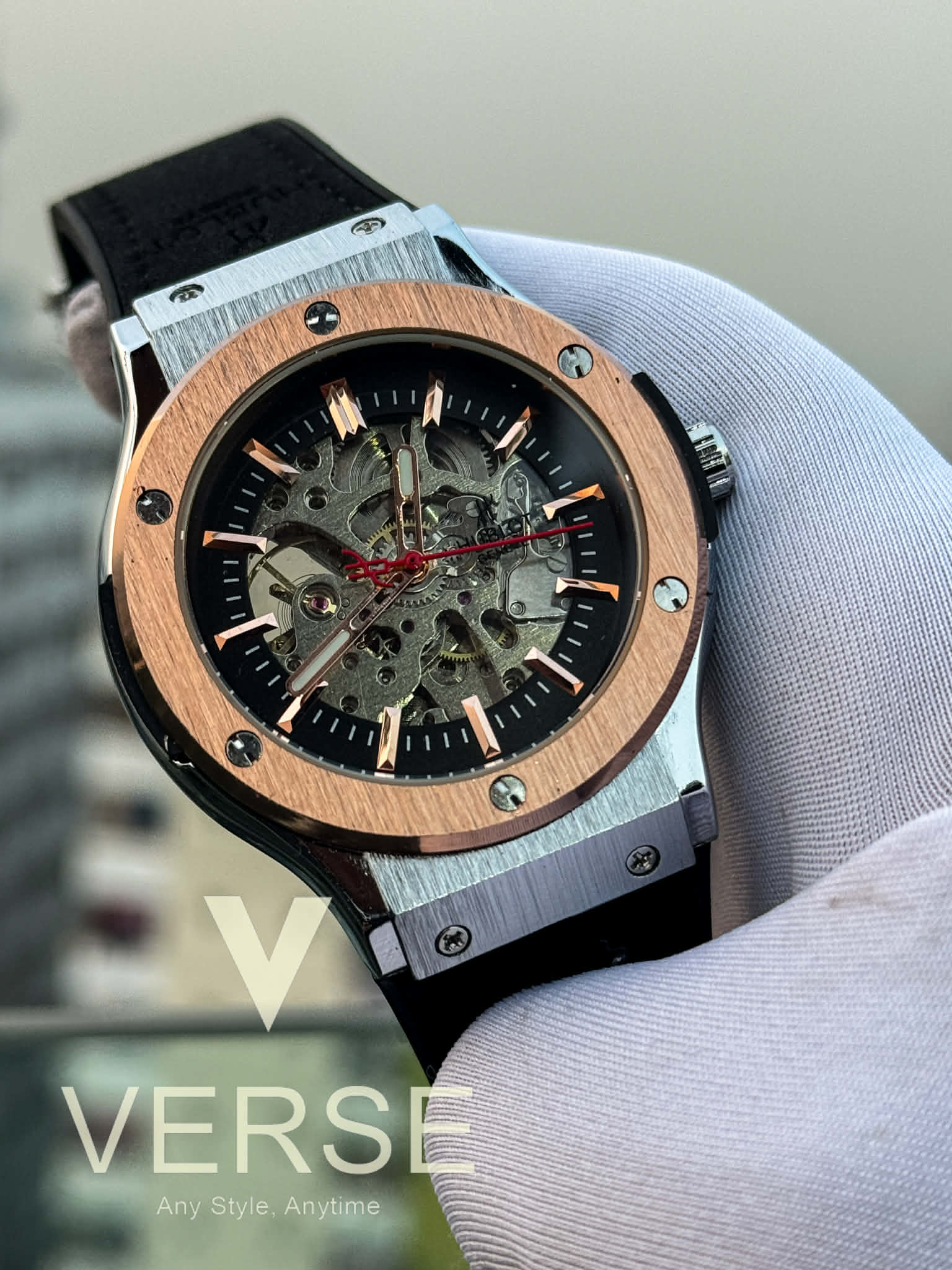 Hublot Automatic Two-Tone | Black Strap