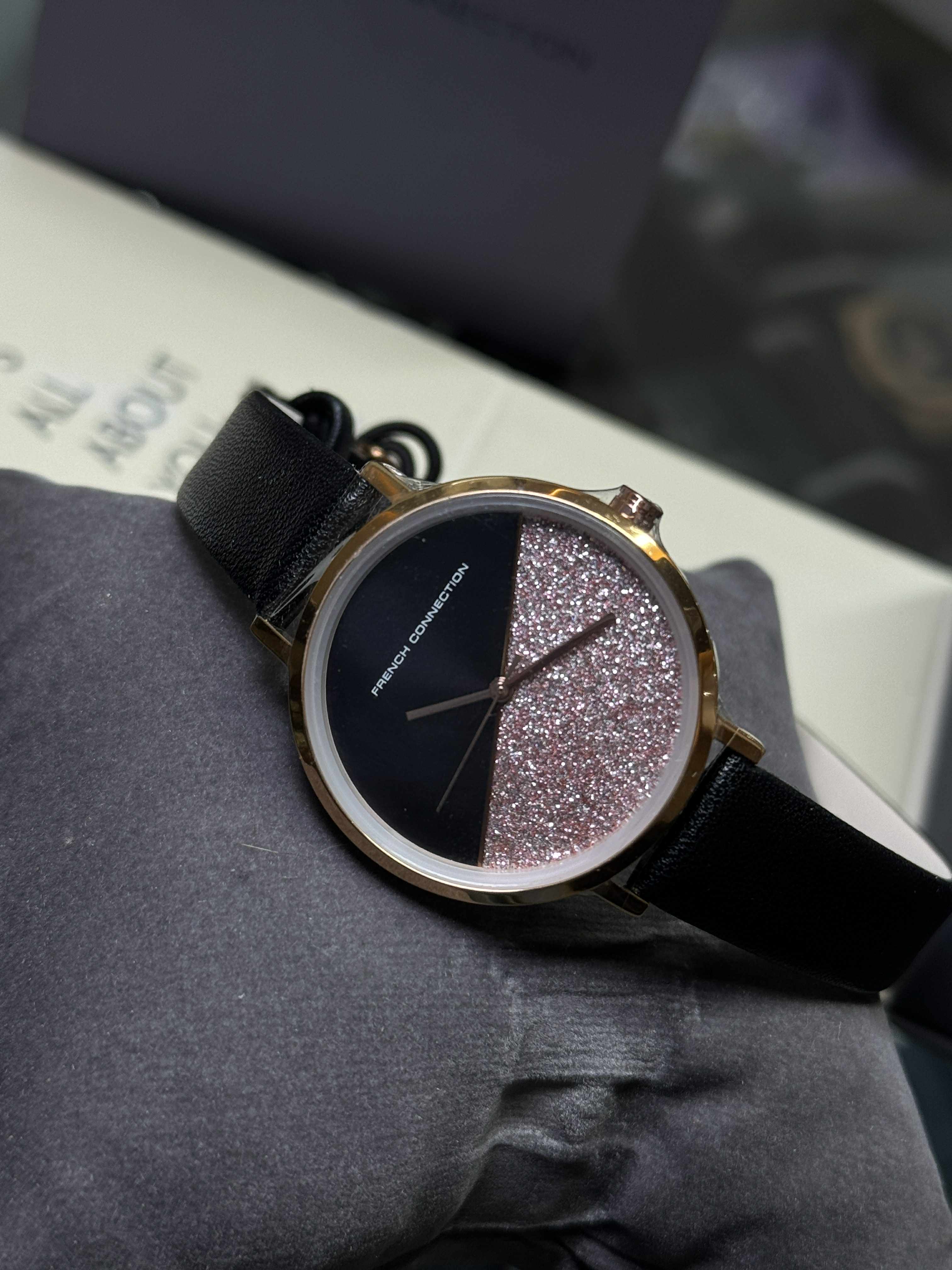 French Connection Spring-Summer 2021 Analog Black Dial Women's Watch FCN0008A-R
