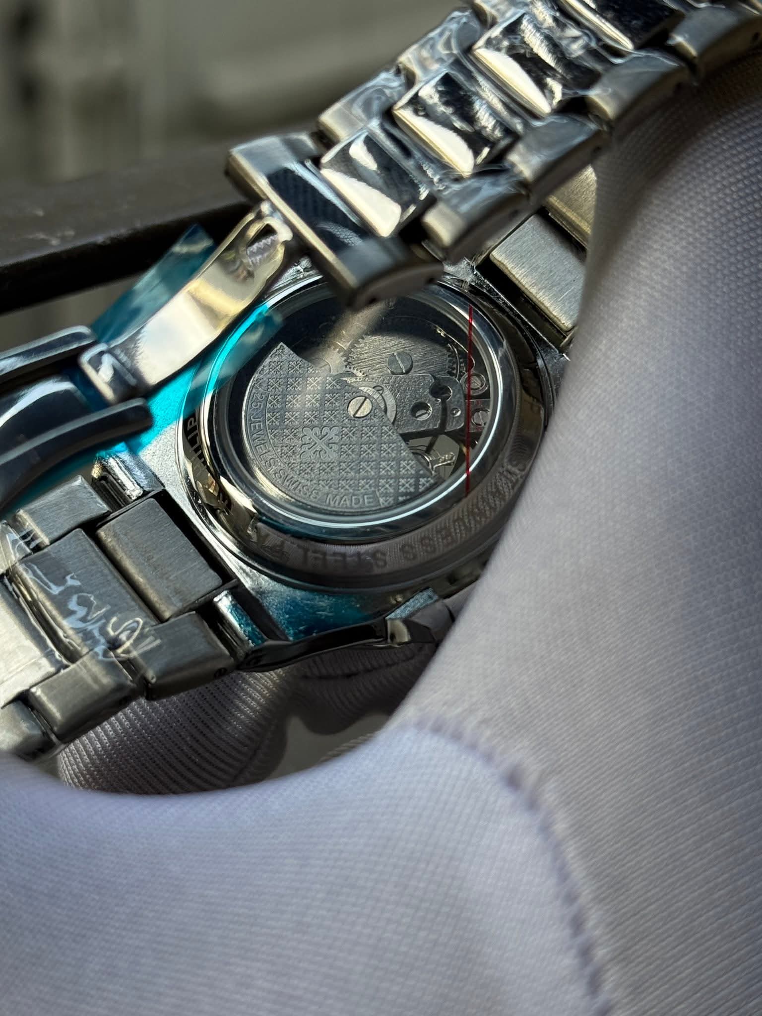 Patek Philippe Nautilus Automatic Skeleton Black Dial AA
