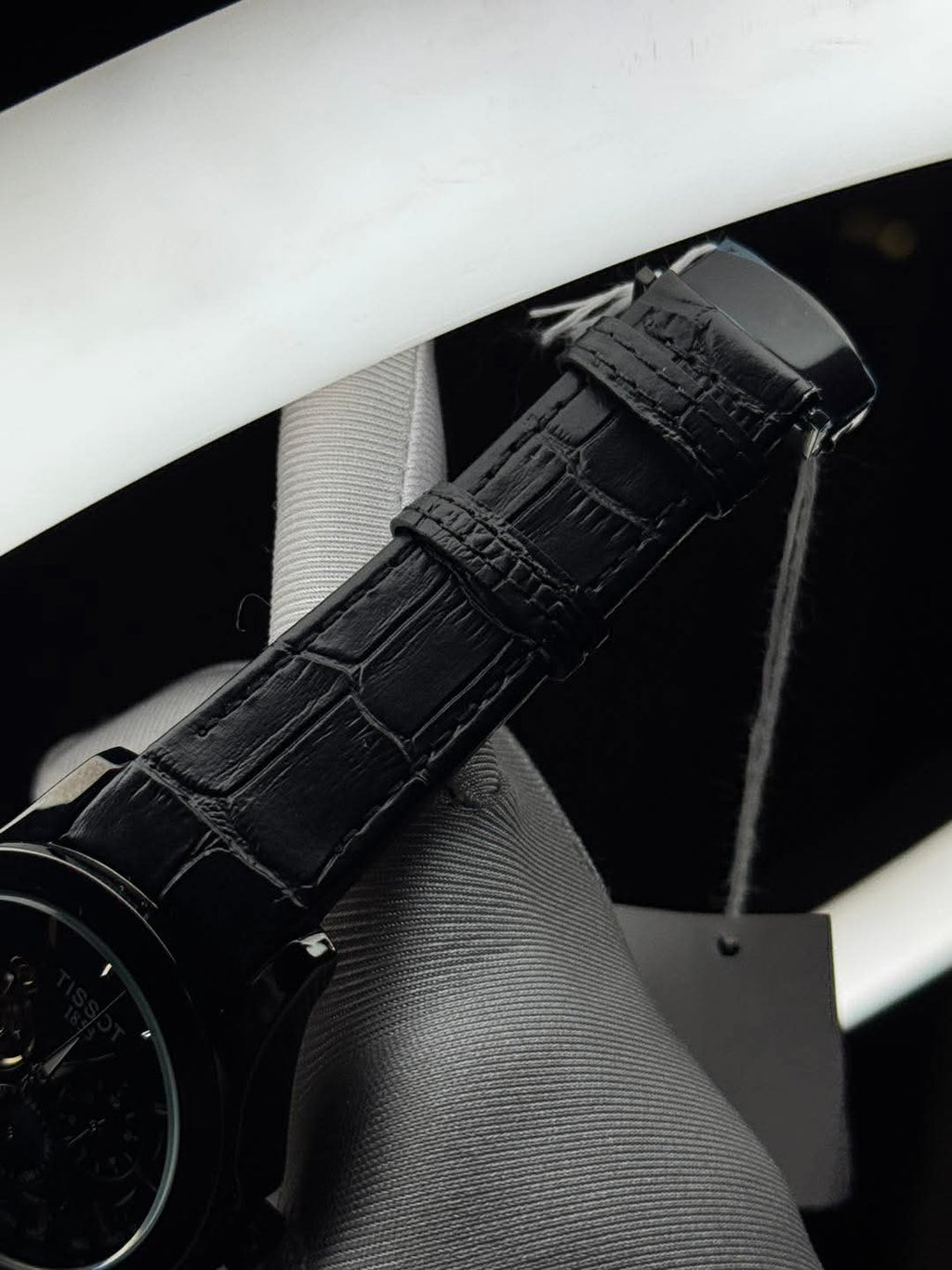 Tissot Automatic Moonphase Black Belt Black Dial AA