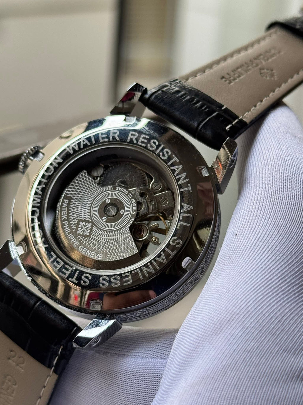 (Patek Philippe Automatic Noir Guilloché | - AA