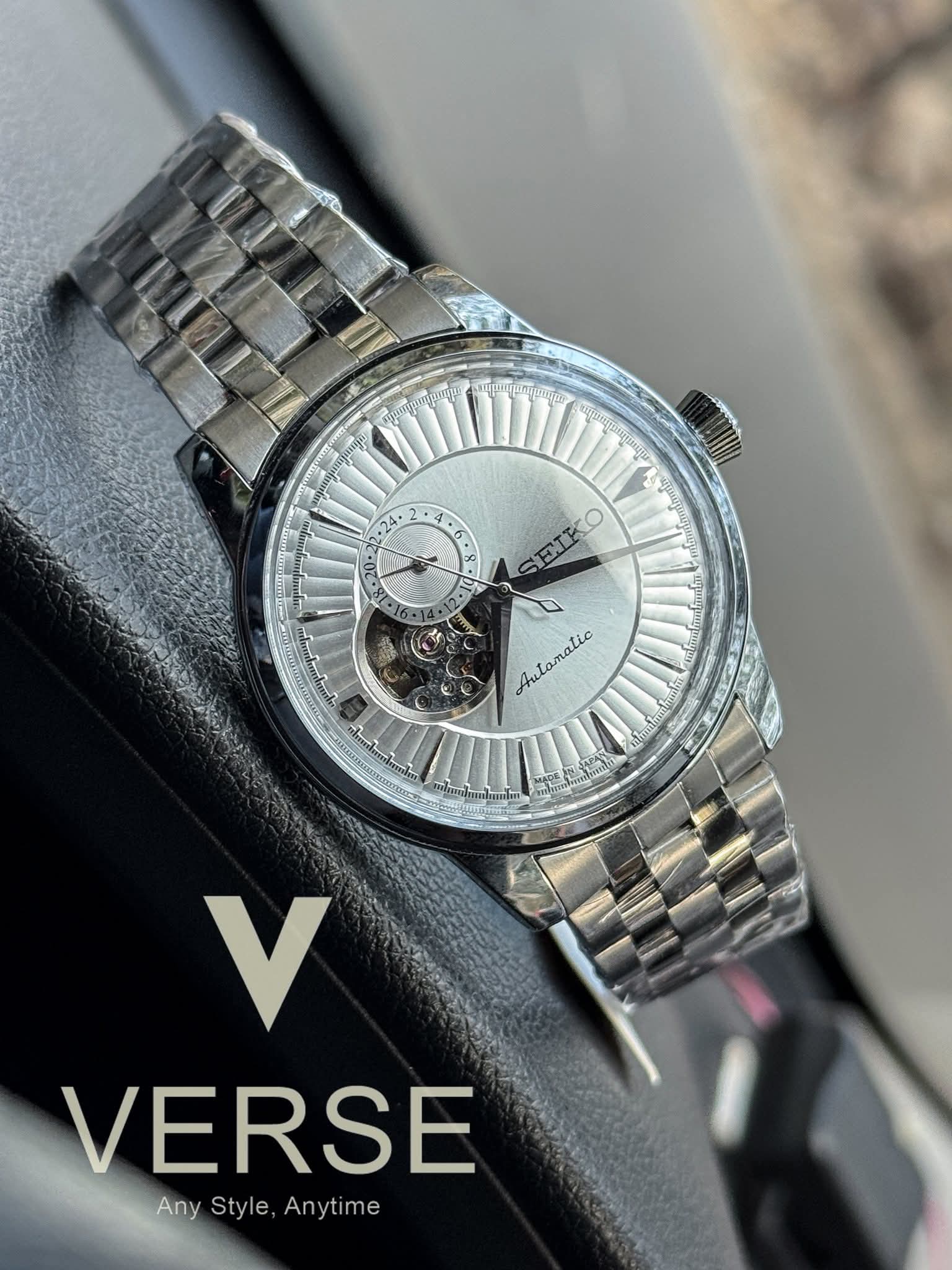 Seiko Presage Open Heart Automatic | White Dial - Semi Triple A