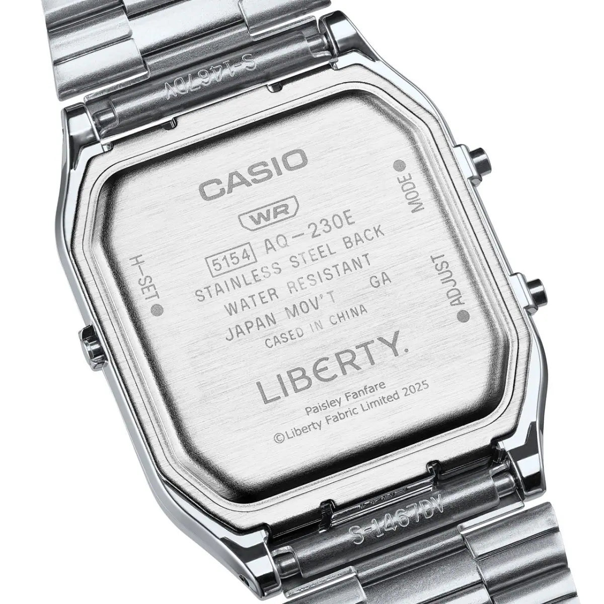 Casio Vintage AQ-230ELT-7A Liberty Edition Men's Stainless Steel Watch | AQ-230ELT-7A