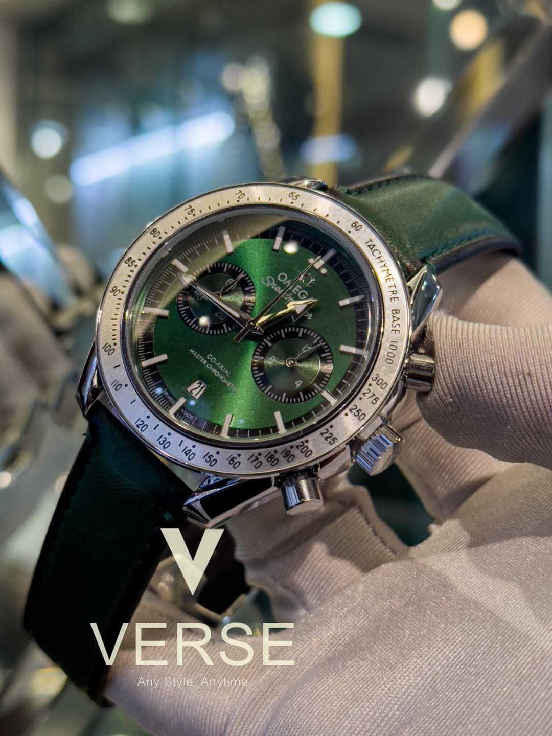 Omega Speedmaster 57 Green Belt Green Dial AA