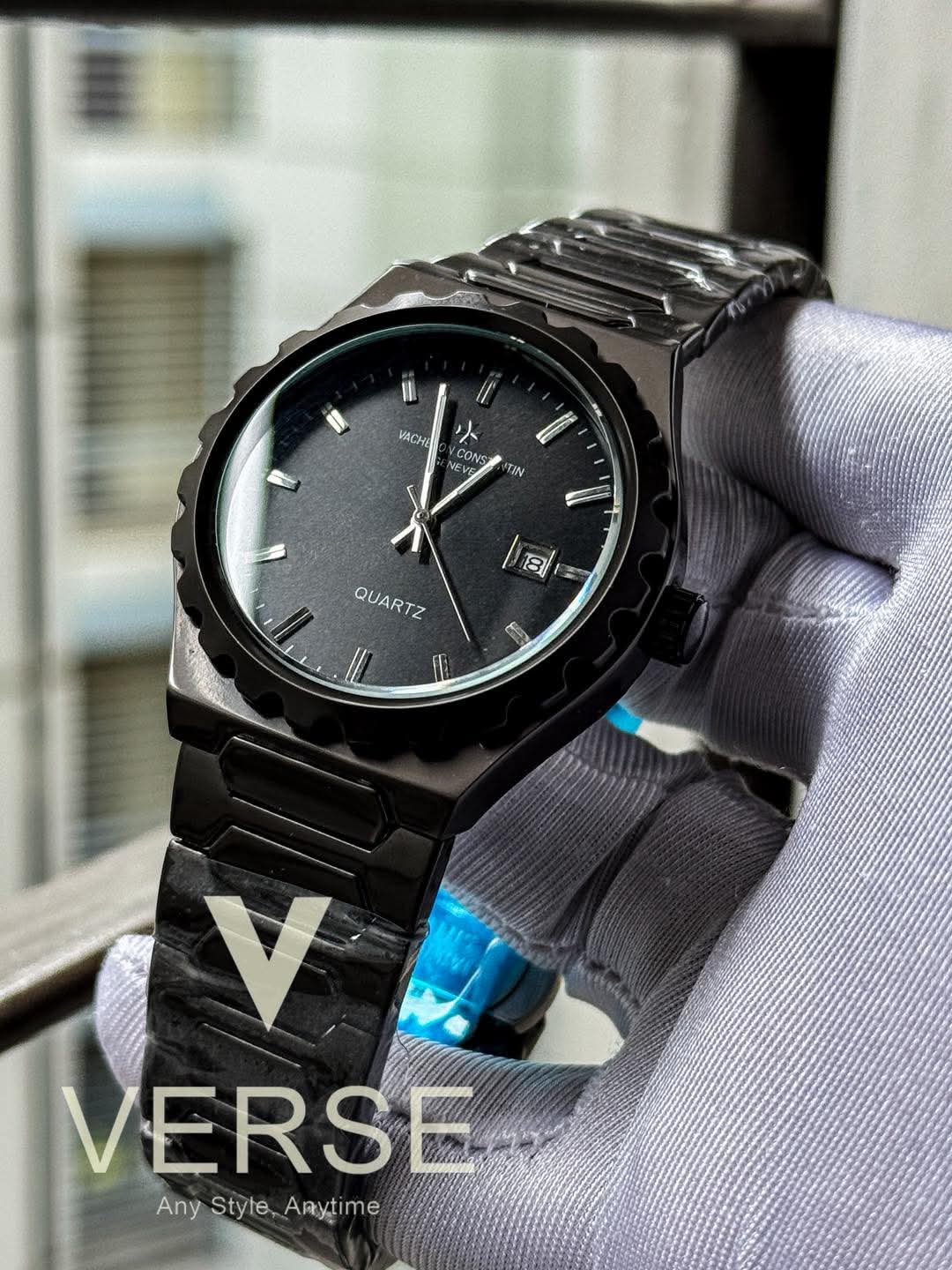 Vacheron Constantine Quartz Black Chain Black Dial AA