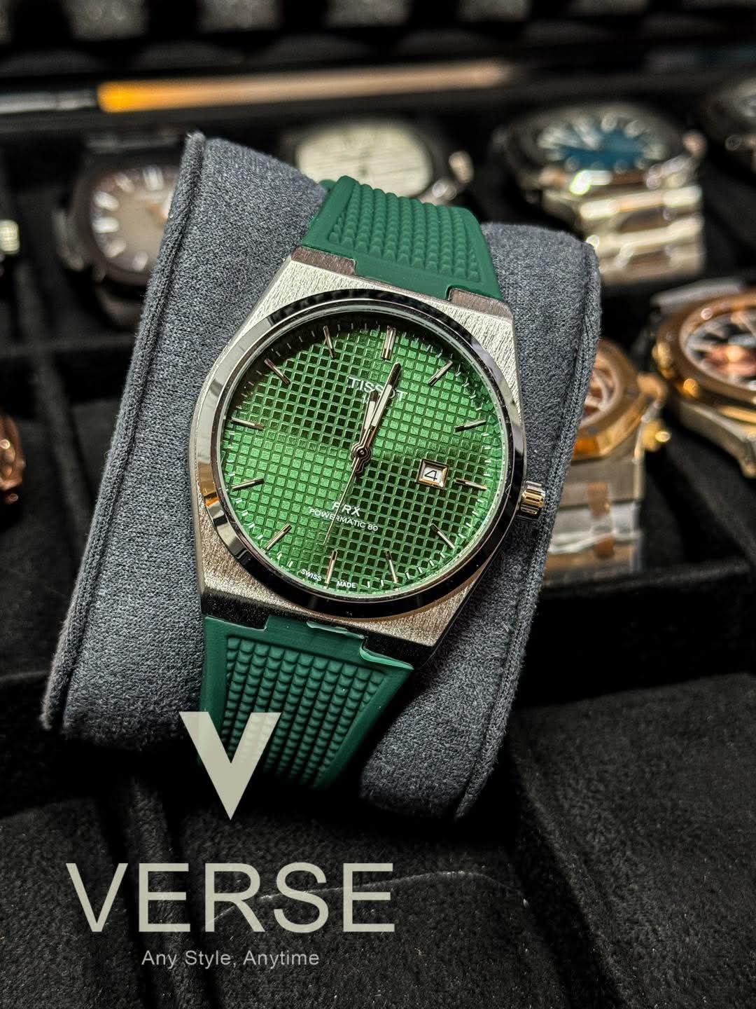 Tissot PRX Powermatic 80 Green Waffle Dial AA