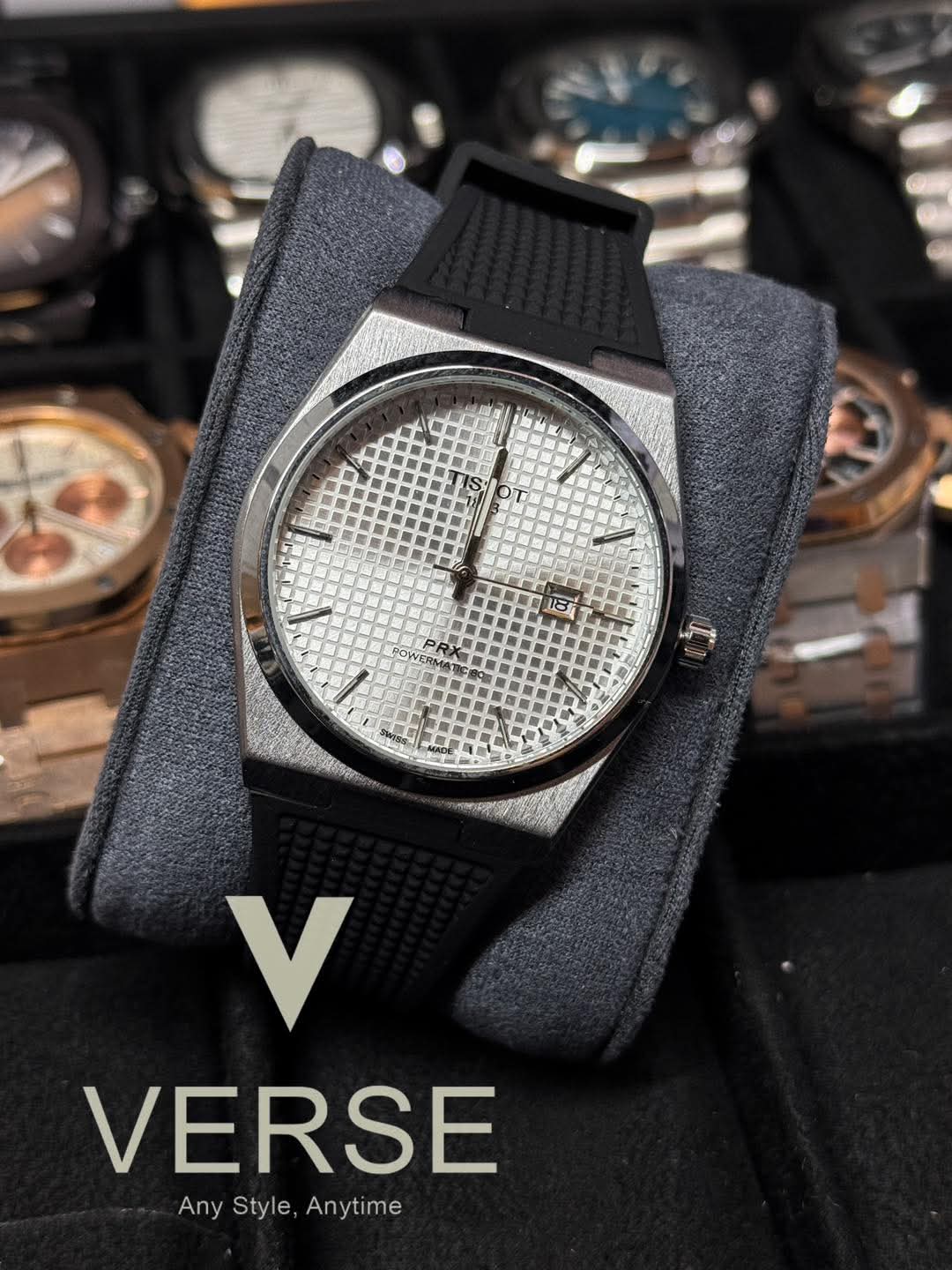 Tissot PRX Powermatic 80 White Waffle Dial