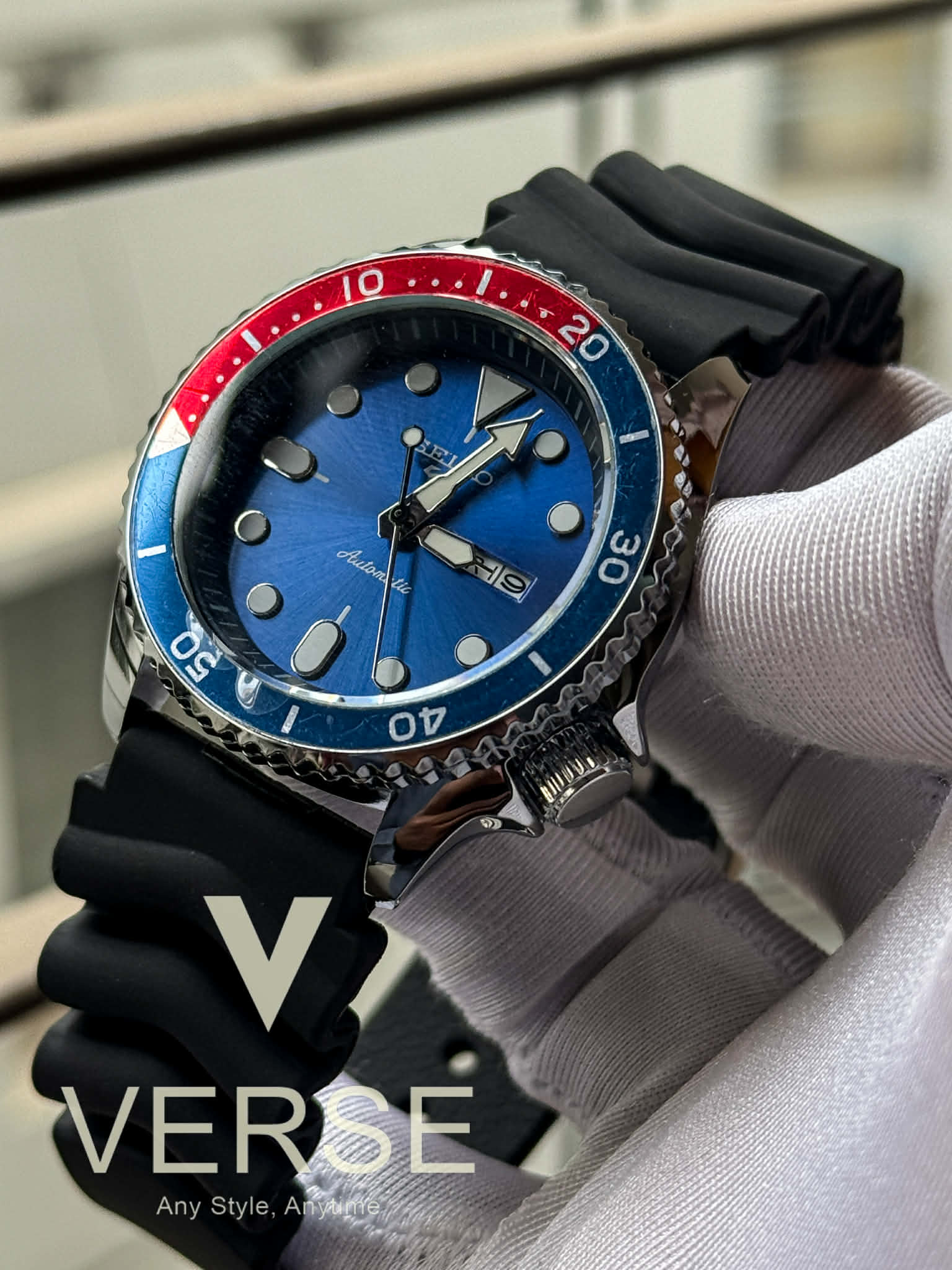 Seiko 5-Sports SKX Sweep "Pepsi" AA | Free Nato Strap Offer