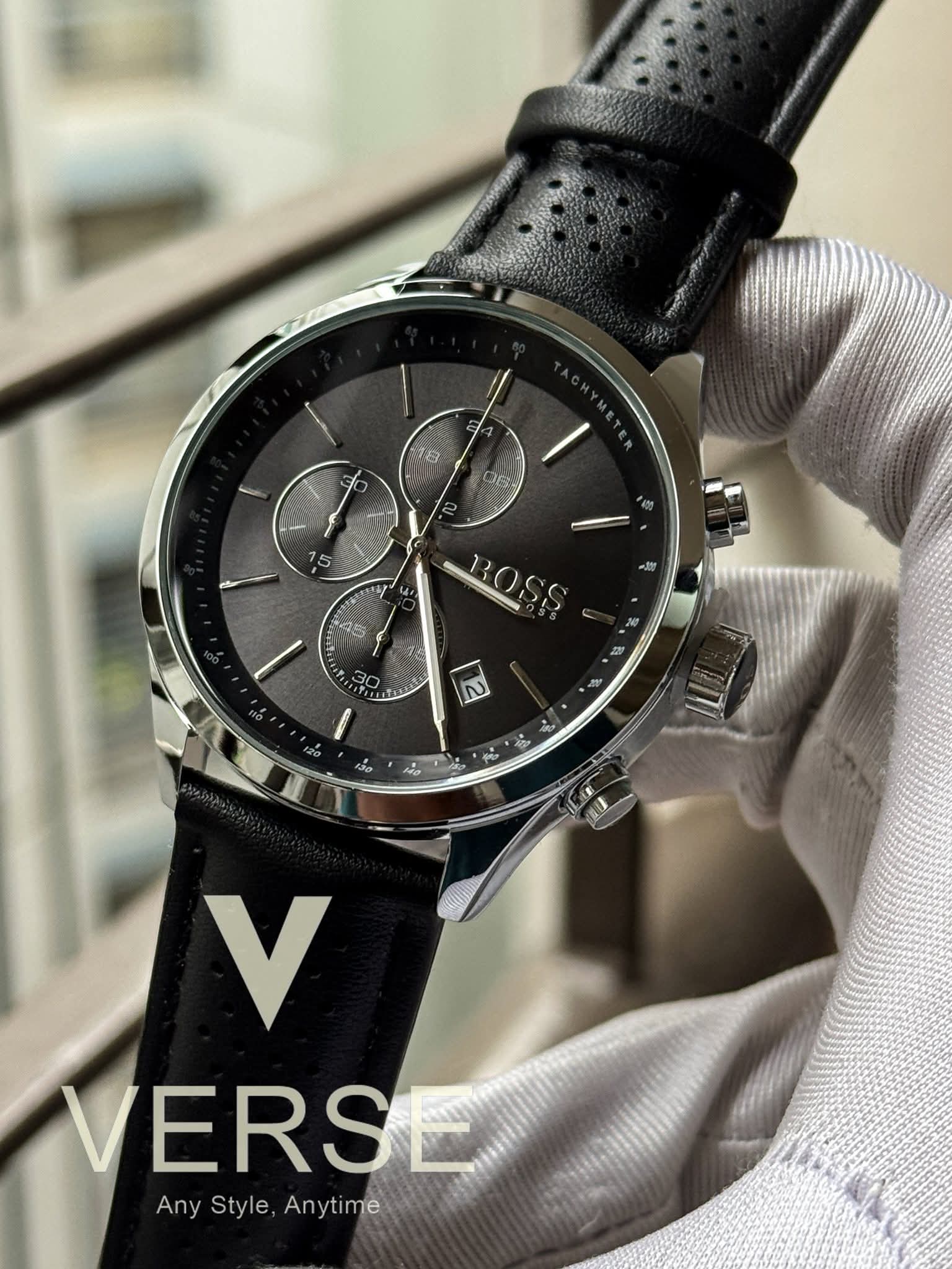 Boss Grand Prix Chronograph Black Belt AA