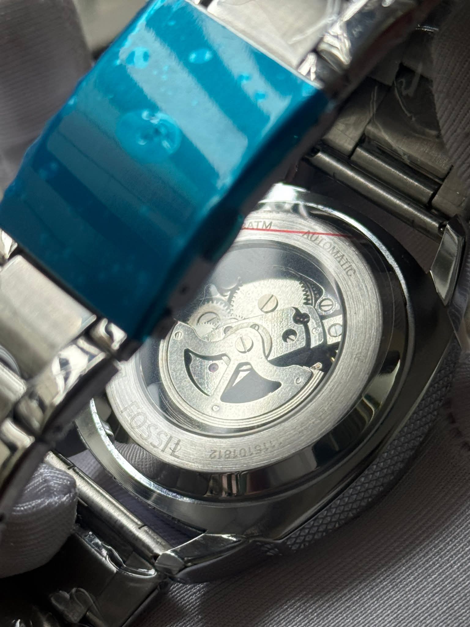 Fossil Automatic Black Chain Black Dial new AA