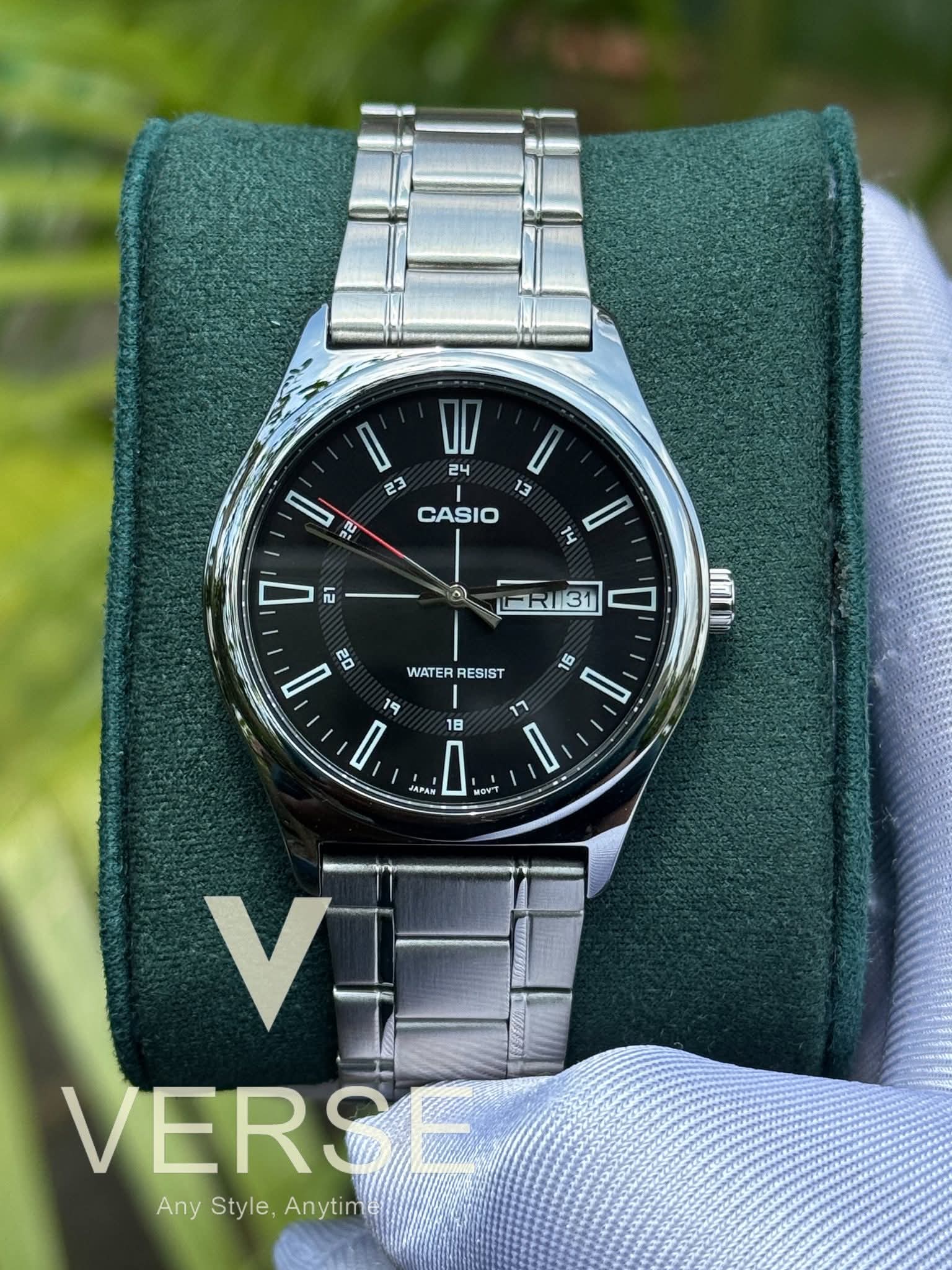Casio MTP-V006D-1C Men's Stainless Steel Watch