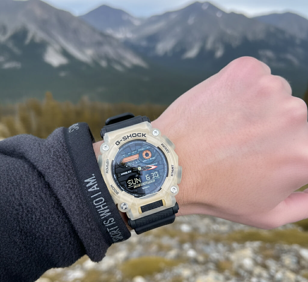 Casio G-Shock GA-900TS-4A Tough Street Series Orange Resin Men’s Analog-Digital Watch| Casio G-Shock GA-900TS-4A