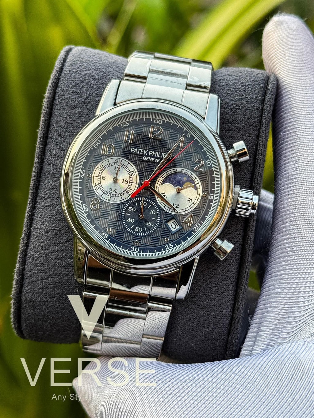 Patek Philippe Chronograph Chain Blue Dial AA