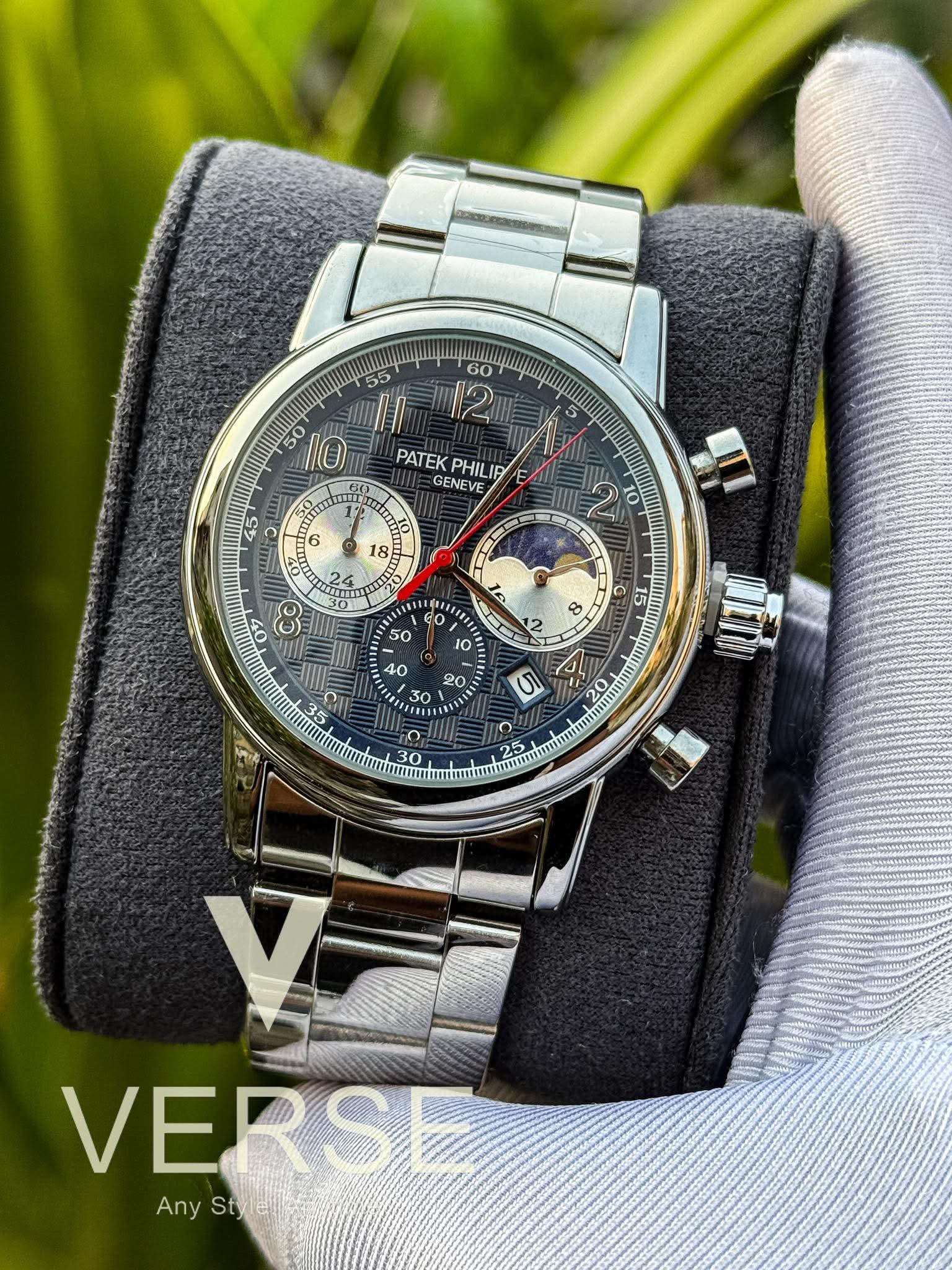 Patek Philippe Chronograph Chain Blue Dial AA