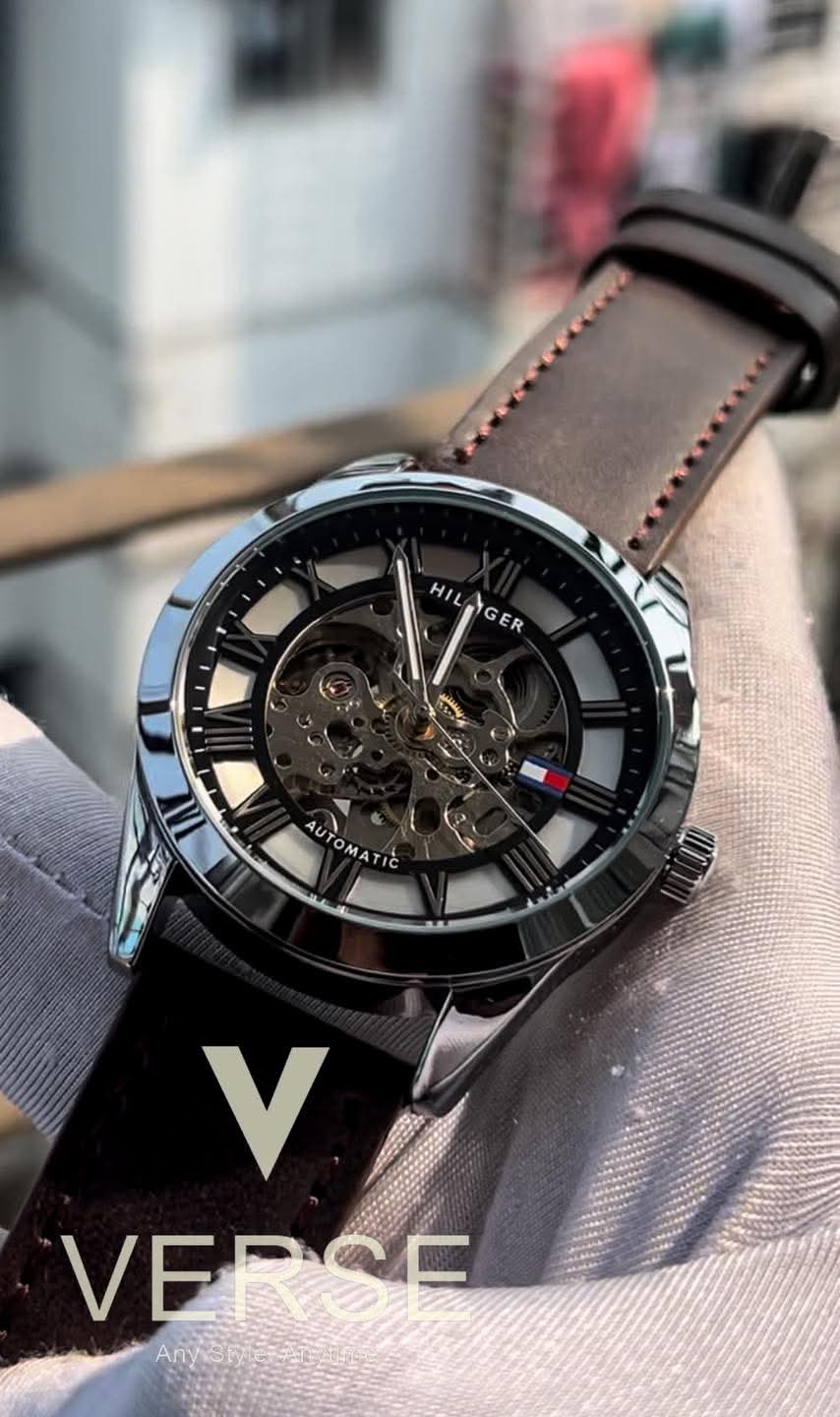 Tommy Hilfiger Automatic Brown Belt AA