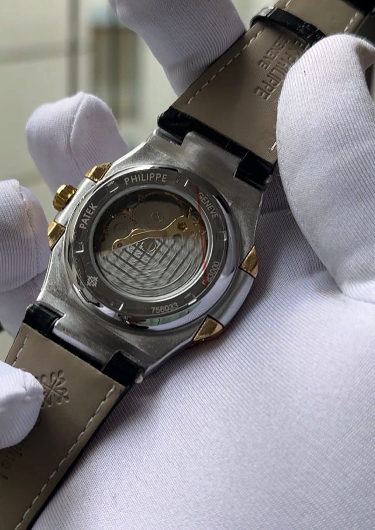 Patek Philippe Nautilus Automatic Brown Belt White Dial AA