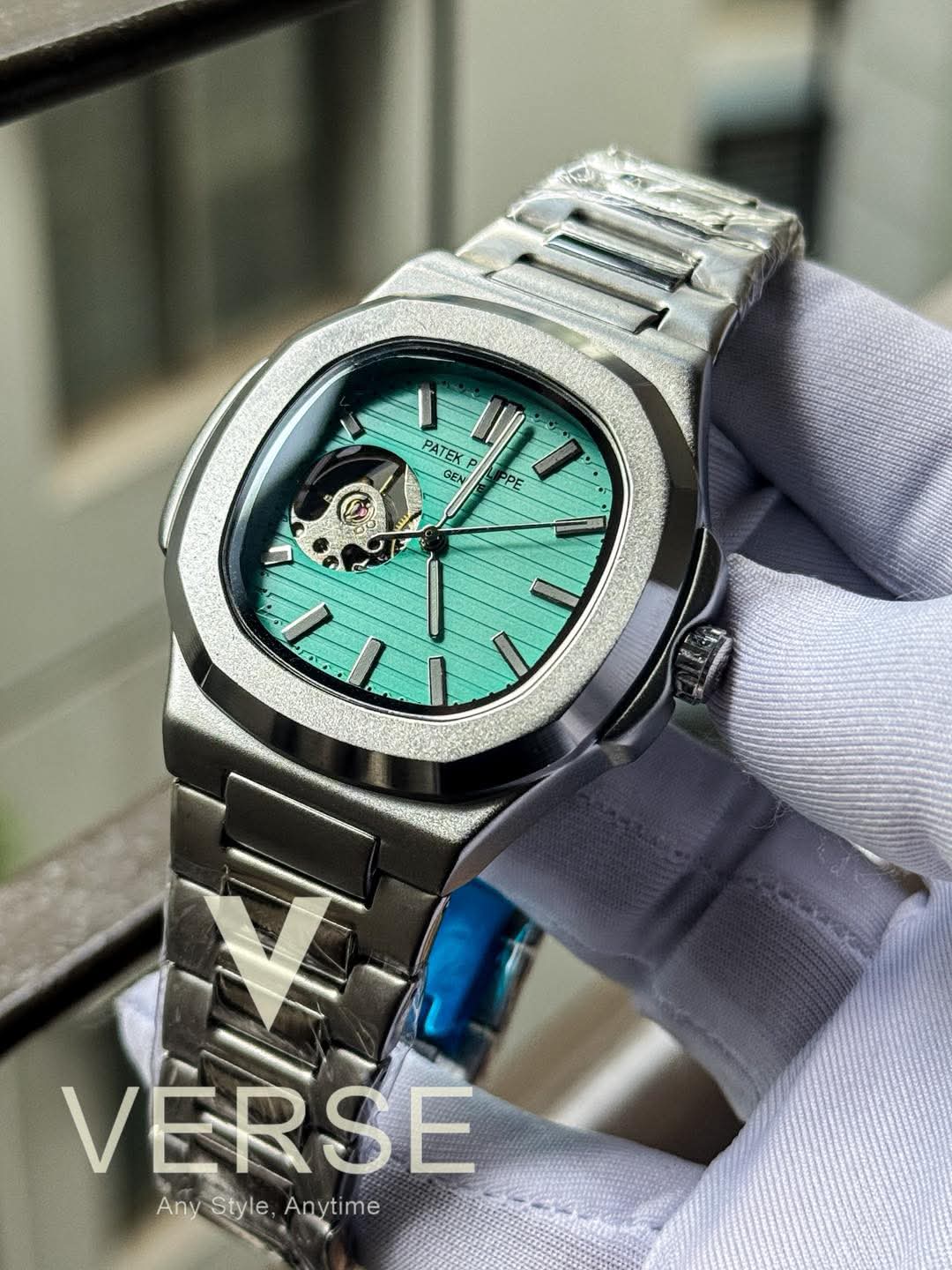 Patek Philippe Nautilus Open Heart Automatic Tiffany Dial AA