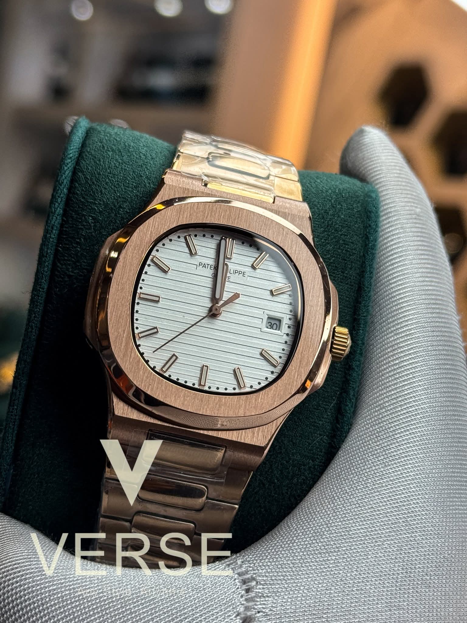 Patek Philippe Nautilus Automatic Rose Gold - White Dial Triple A