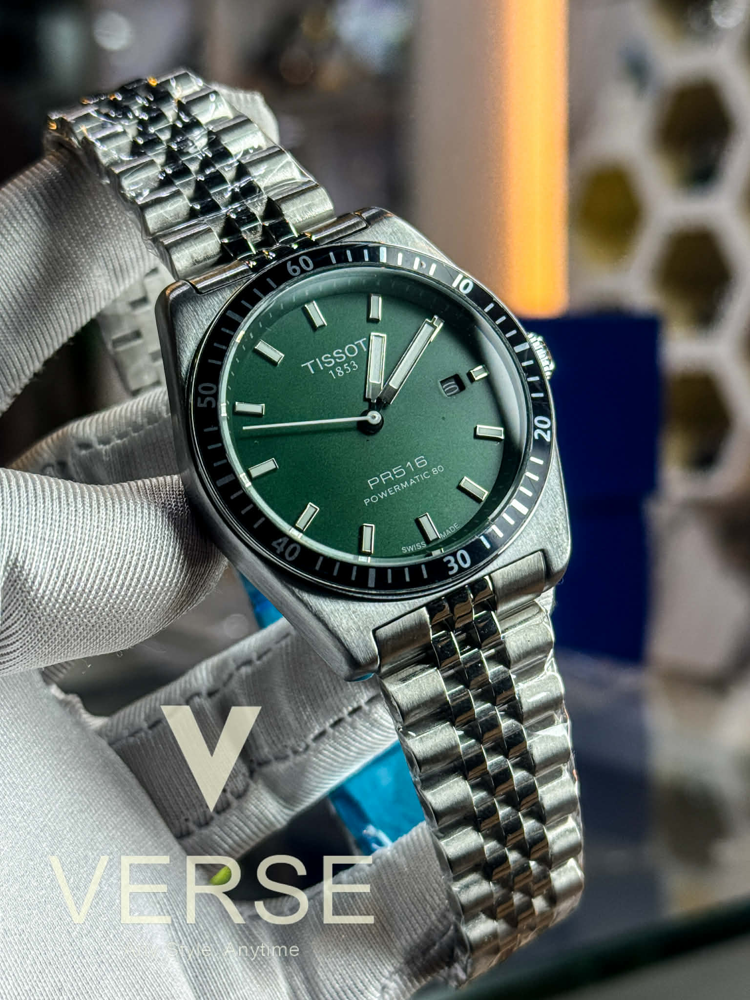 Tissot PR516 Powermatic 80 – Green Dial AA