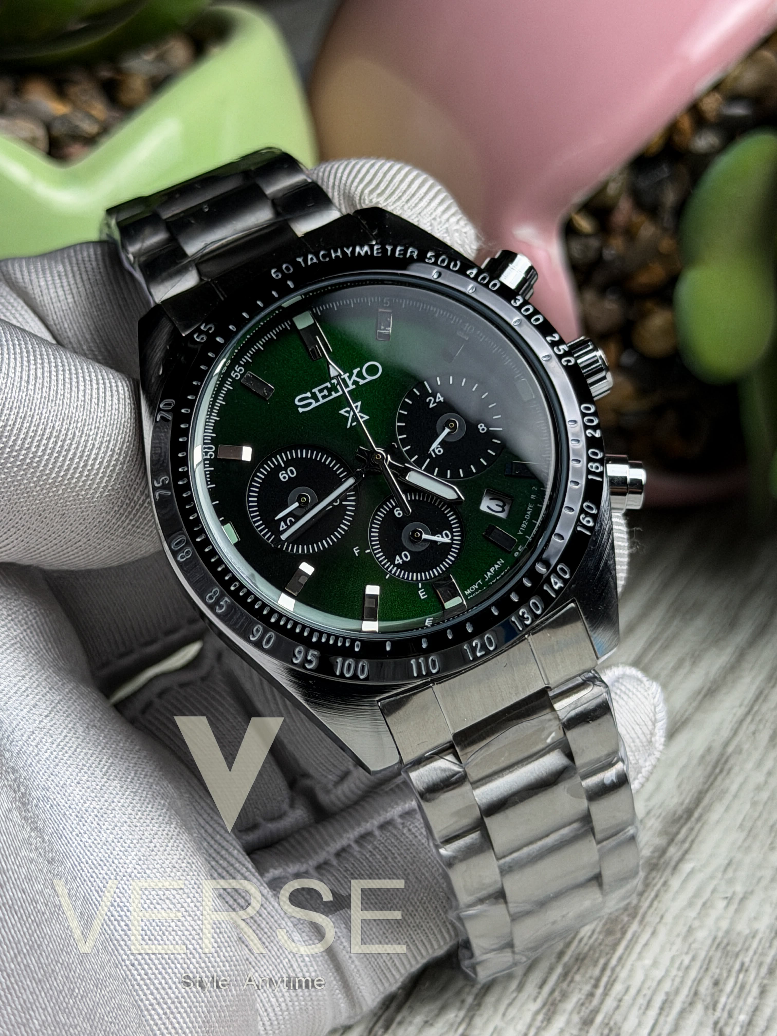 Seiko Prospex Speedtimer Chronograph | British Racing Green Dial ...
